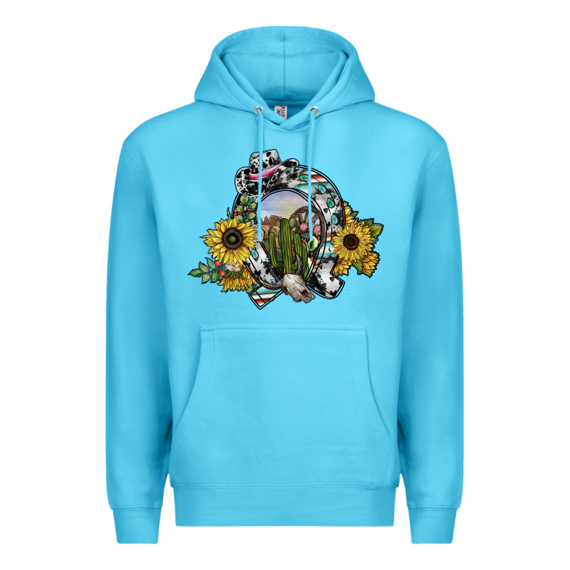 Western Horseshoe Premium Hoodie by SublimationCraftShop | Teevron