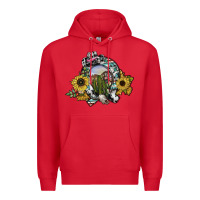 Red western horseshoe Premium Hoodie - SublimationCraftShop