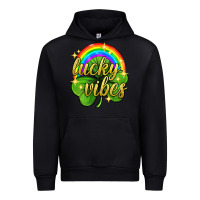 Black Lucky vibes st. patricks day Urban Hoodie - Neo Western