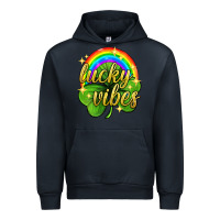 Navy Lucky vibes st. patricks day Urban Hoodie - Neo Western
