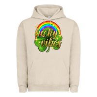 Pigment French Oak Lucky vibes st. patricks day Urban Hoodie - Neo Western