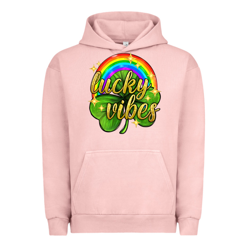 Lucky Vibes St. Patricks Day Urban Hoodie by Neo Western | Teevron