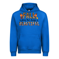 Cobalt Fall Urban Hoodie - CowhideDigitalArt