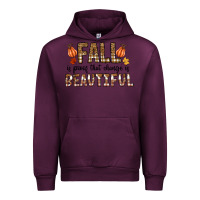 Mauve Wine Fall Urban Hoodie - CowhideDigitalArt