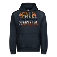 Navy Fall Urban Hoodie - CowhideDigitalArt