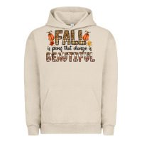 Pigment French Oak Fall Urban Hoodie - CowhideDigitalArt