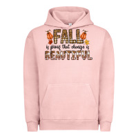 Pigment Salmon Fall Urban Hoodie - CowhideDigitalArt