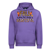 Tulip Fall Urban Hoodie - CowhideDigitalArt