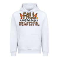 White Fall Urban Hoodie - CowhideDigitalArt