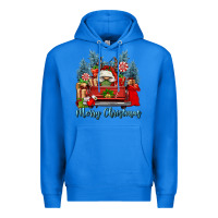 True Royal merry christmas gnomes truck Premium Hoodie - FaDigitalArtStudio