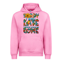 Fuchsia Pink sorry i am late i didnt want to come Urban Hoodie - HRA Design Shop