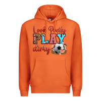 Carrot look pretty play dirty soccer Premium Hoodie - HRA Design Shop