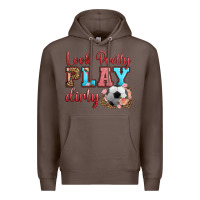 Coffee look pretty play dirty soccer Premium Hoodie - HRA Design Shop