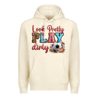 Sandshell look pretty play dirty soccer Premium Hoodie - HRA Design Shop