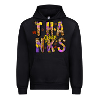 Black give thanks Urban Hoodie - CowhideDigitalArt