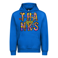 Cobalt give thanks Urban Hoodie - CowhideDigitalArt