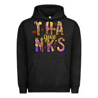 Pigment Black give thanks Urban Hoodie - CowhideDigitalArt