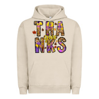 Pigment French Oak give thanks Urban Hoodie - CowhideDigitalArt