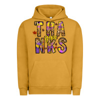 Pigment Peanut Butter give thanks Urban Hoodie - CowhideDigitalArt