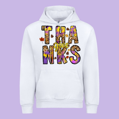 Give Thanks Urban Hoodie Designed By Cowhidedigitalart
