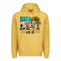 Antique Gold rub some dirt on it soccer Premium Hoodie - HRA Design Shop