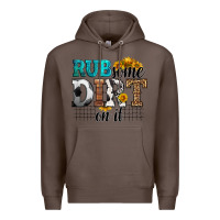 Coffee rub some dirt on it soccer Premium Hoodie - HRA Design Shop
