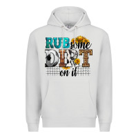 Dove Grey rub some dirt on it soccer Premium Hoodie - HRA Design Shop