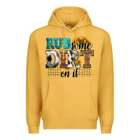 Mustard rub some dirt on it soccer Premium Hoodie - HRA Design Shop