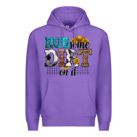 Purple rub some dirt on it soccer Premium Hoodie - HRA Design Shop