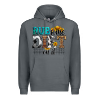 Rock rub some dirt on it soccer Premium Hoodie - HRA Design Shop