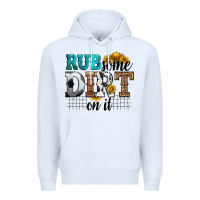 White rub some dirt on it soccer Premium Hoodie - HRA Design Shop