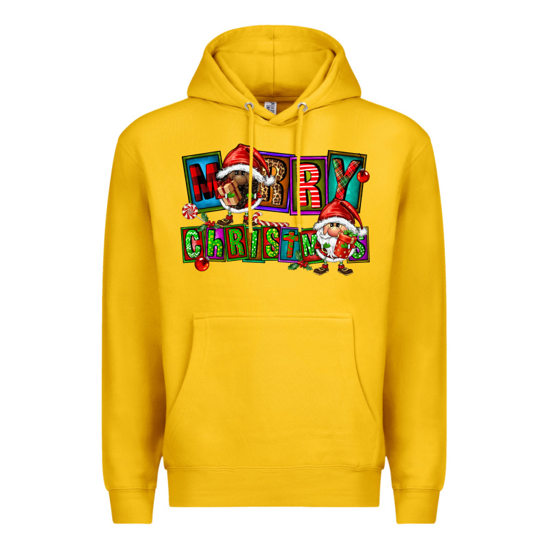 Merry Christmas Gnomies Premium Hoodie by FaDigitalArtStudio | Teevron