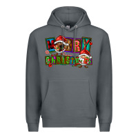 Rock merry christmas gnomies Premium Hoodie - FaDigitalArtStudio