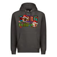 Smoke merry christmas gnomies Premium Hoodie - FaDigitalArtStudio