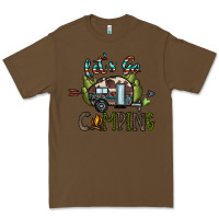 Cacao let's go camping Premium Tee - CowhideDigitalArt