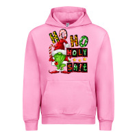 Fuchsia Pink ho ho holy shit Urban Hoodie - FaDigitalArtStudio
