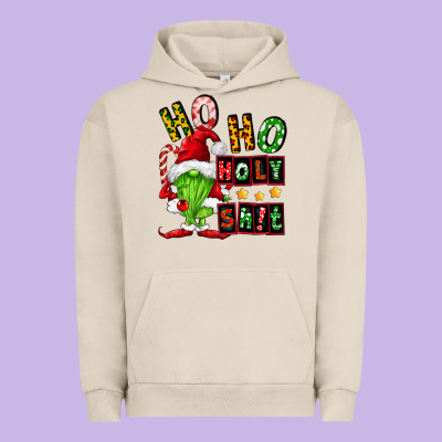 Ho Ho Holy Shit Urban Hoodie Designed By Fadigitalartstudio