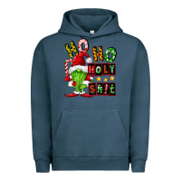 Pigment Midnight Navy ho ho holy shit Urban Hoodie - FaDigitalArtStudio