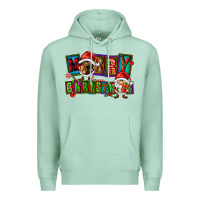 Seafoam merry christmas gnomies Premium Hoodie - FaDigitalArtStudio