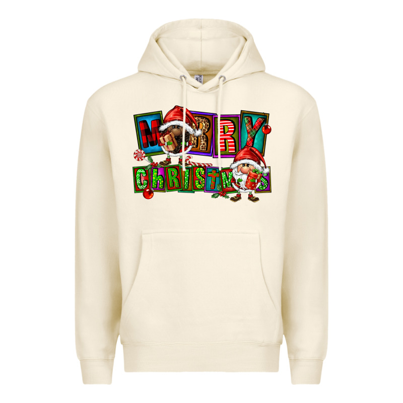 Merry Christmas Gnomies Premium Hoodie by FaDigitalArtStudio | Teevron