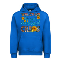 Cobalt welcome to our beautiful chaos Urban Hoodie - HRA Design Shop