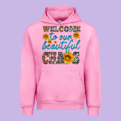 Welcome To Our Beautiful Chaos Urban Hoodie Designed By Hra Design Shop