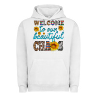 Pigment Lunar Rock welcome to our beautiful chaos Urban Hoodie - HRA Design Shop