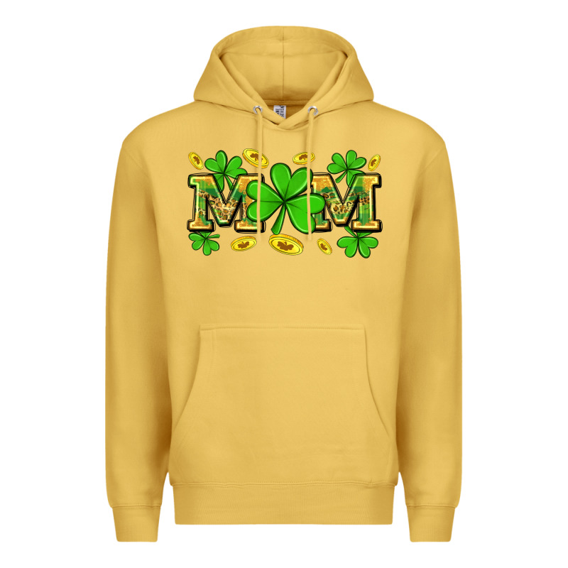 St. Patricks Day Mom Premium Hoodie by Neo Western | Teevron
