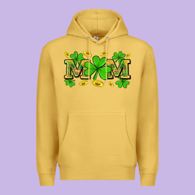 St. Patricks Day Mom Premium Hoodie Designed By Neo Western