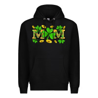 Black St. patricks day mom Premium Hoodie - Neo Western