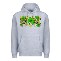 Heather Grey St. patricks day mom Premium Hoodie - Neo Western