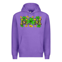 Purple St. patricks day mom Premium Hoodie - Neo Western