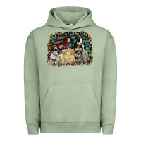 Pigment Oil Green farm life 2 Urban Hoodie - SublimationCraftShop