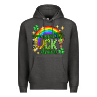 Charcoal Heather St. Patrick's Day Mommy's little lucky charm Premium Hoodie - Neo Western